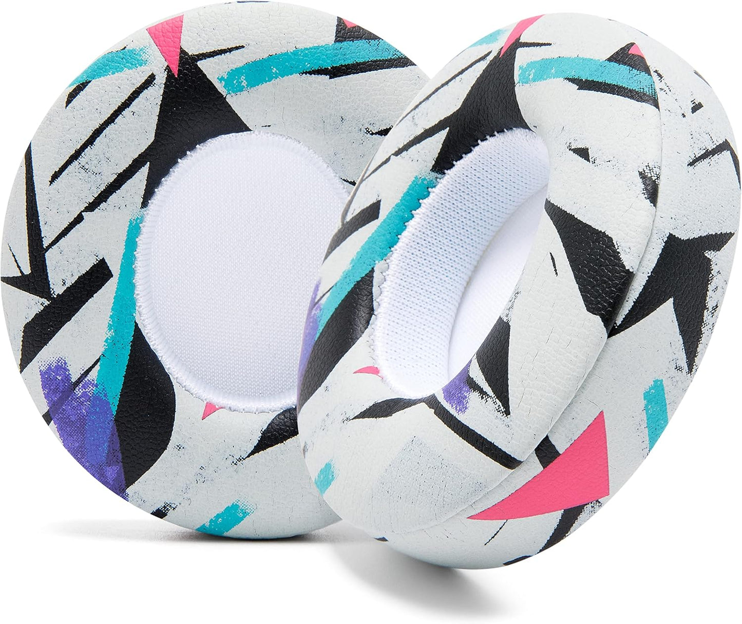 WC Extra Thick Replacement Earpads for Beats Solo 2 & 3 by Wicked Cushions - Ear Pads for Beats Solo 2 & 3 Wireless ON-Ear Headphones - Soft Leather, Luxury Memory Foam, Strong Adhesive | White