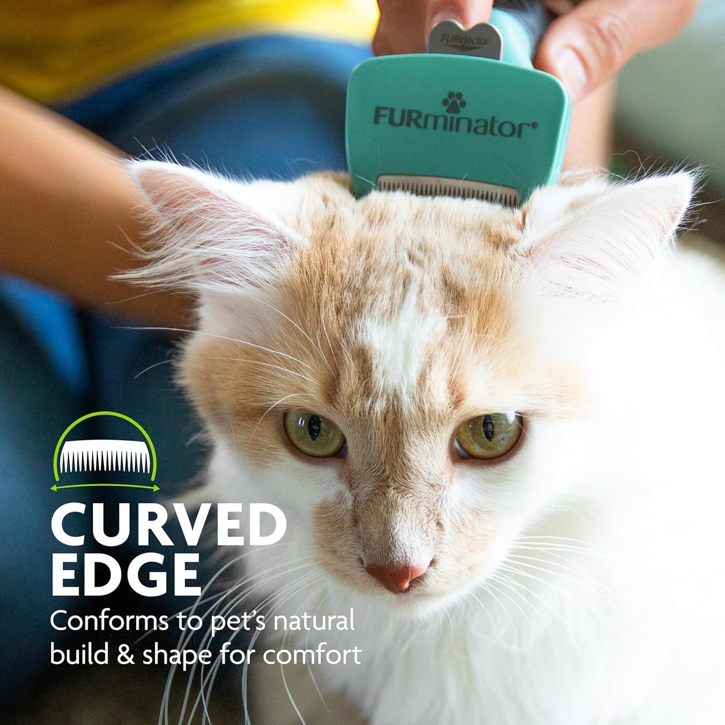 FURminator Short Hair deShedding Tool For Cats (Small)