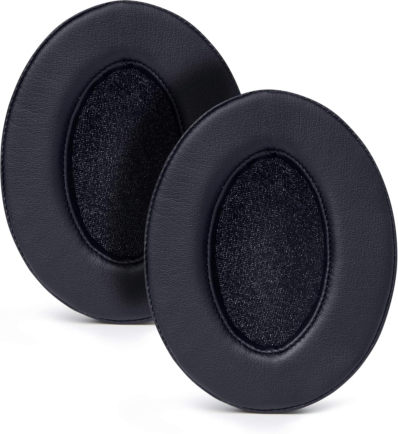 WC PadZ - The Ultimate Upgraded Earpads by Wicked Cushions - Compatible with Audio Technica, HyperX, SteelSeries Arctis & More - Extra Thick - Bigger Opening - Softer Memory Foam | (90s Black)