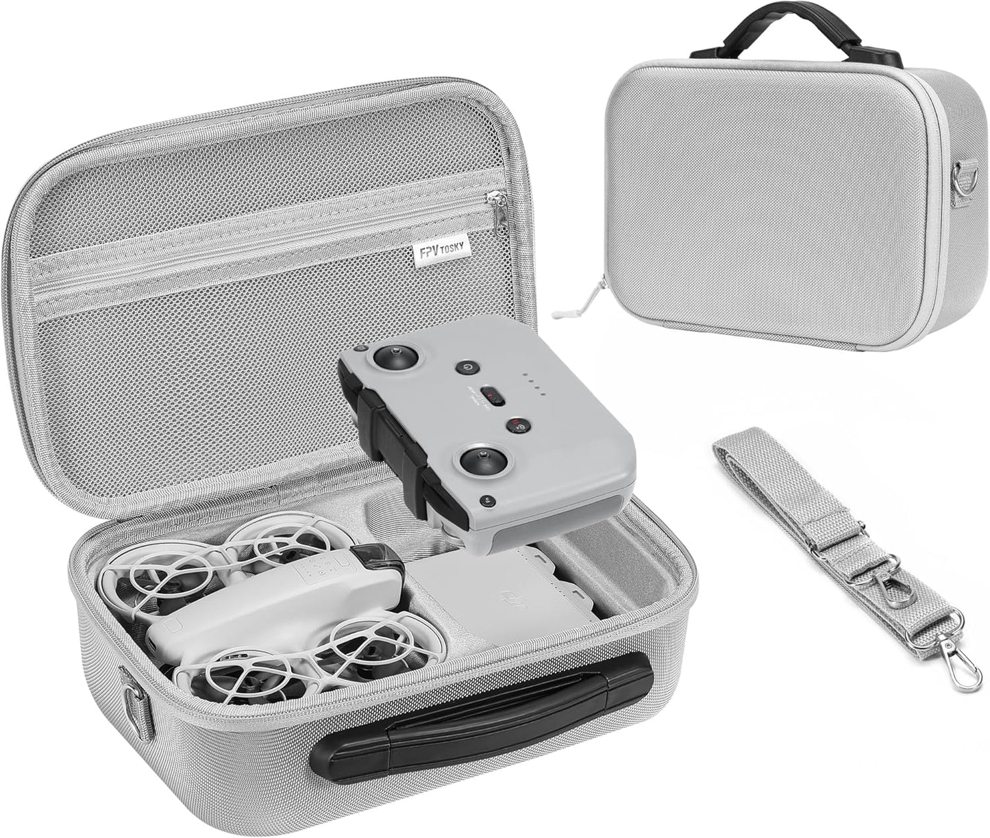 FPVtosky Carrying Case for DJI NEO, Porable Travel Storage Bag for DJI NEO Drone Aceessories (for DJI NEO, Black)
