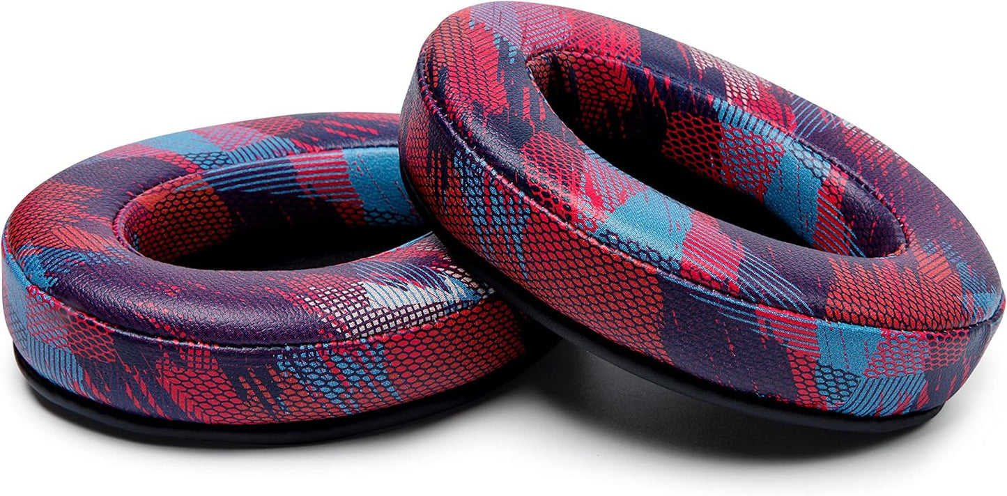 WC PadZ - The Ultimate Upgraded Earpads by Wicked Cushions - Compatible with Audio Technica, HyperX, SteelSeries Arctis & More - Extra Thick - Bigger Opening - Softer Memory Foam | (Speed Racer)