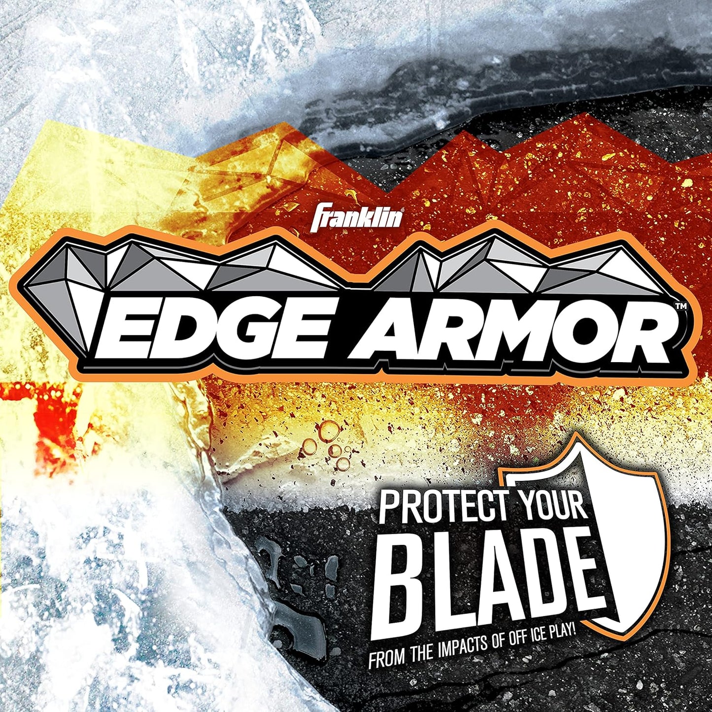 Franklin Sports Blade Protector - Hockey Stick Protection for Off Ice Practice and Training - Fits Most Stick Sizes - Edge Armor,Black