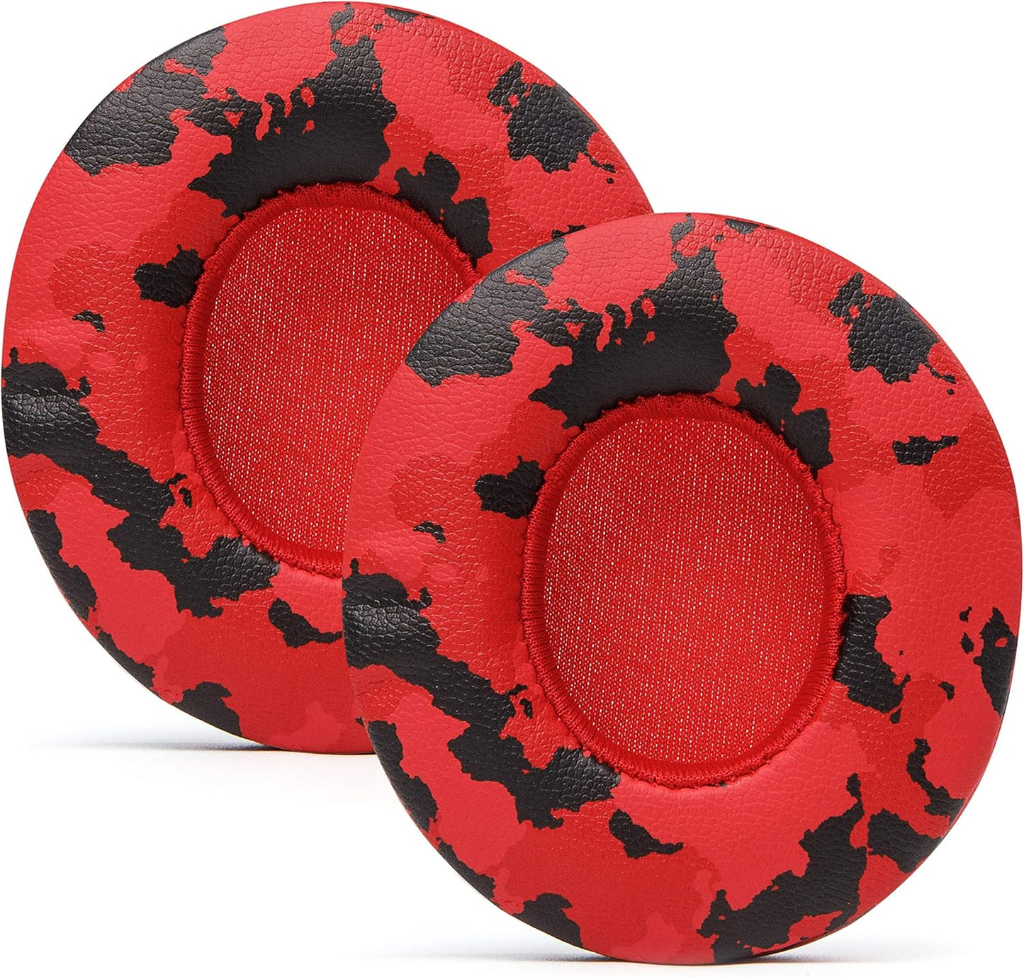 WC Extra Thick Replacement Earpads for Beats Solo 2 & 3 by Wicked Cushions - Ear Pads for Beats Solo 2 & 3 Wireless ON-Ear Headphones - Soft Leather, Luxury Memory Foam, Strong Adhesive | White