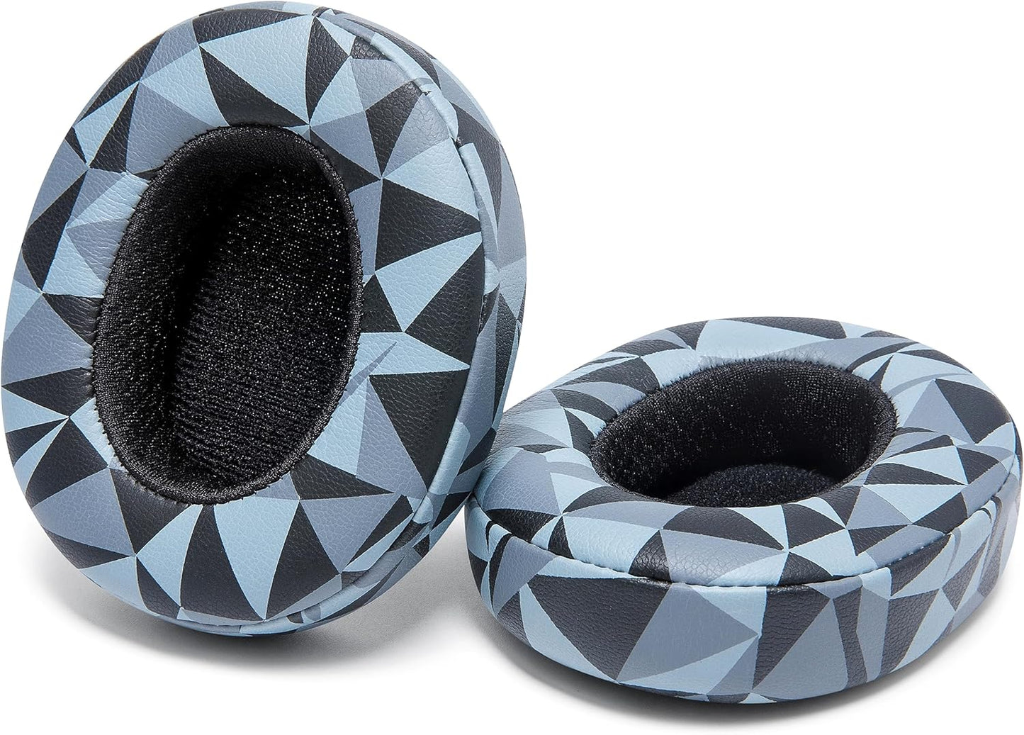 WC Replacement Earpad Cushions for Skullcandy Hesh 3 & Crusher Over-Ear Headphones Made by Wicked Cushions | Improved Durability and Thickness for Improved Comfort and Noise Isolation | 90's Black