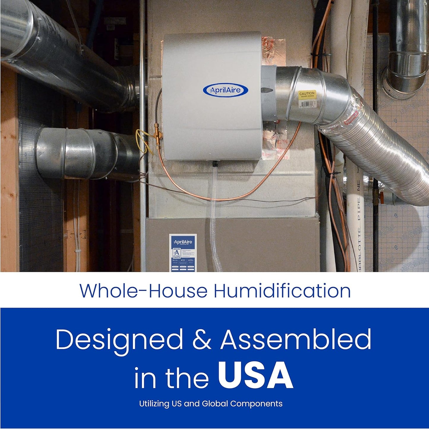 Aprilaire 600M Whole-House Humidifier with Manual Control