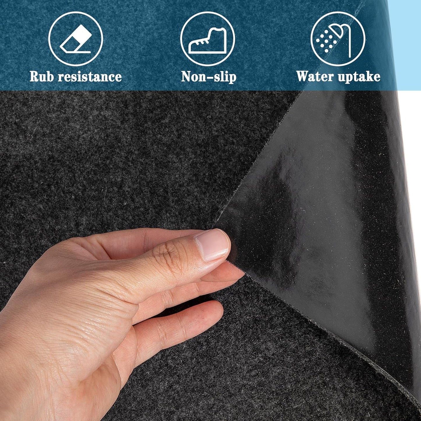 12inch x 20ft Boat Trailer Bunk Carpet - Marine Trailer Bunk Carpet - Trailer Boat Bunk Padding for Outdoor Boat Trailer Jet Ski Ramp Garage Dock