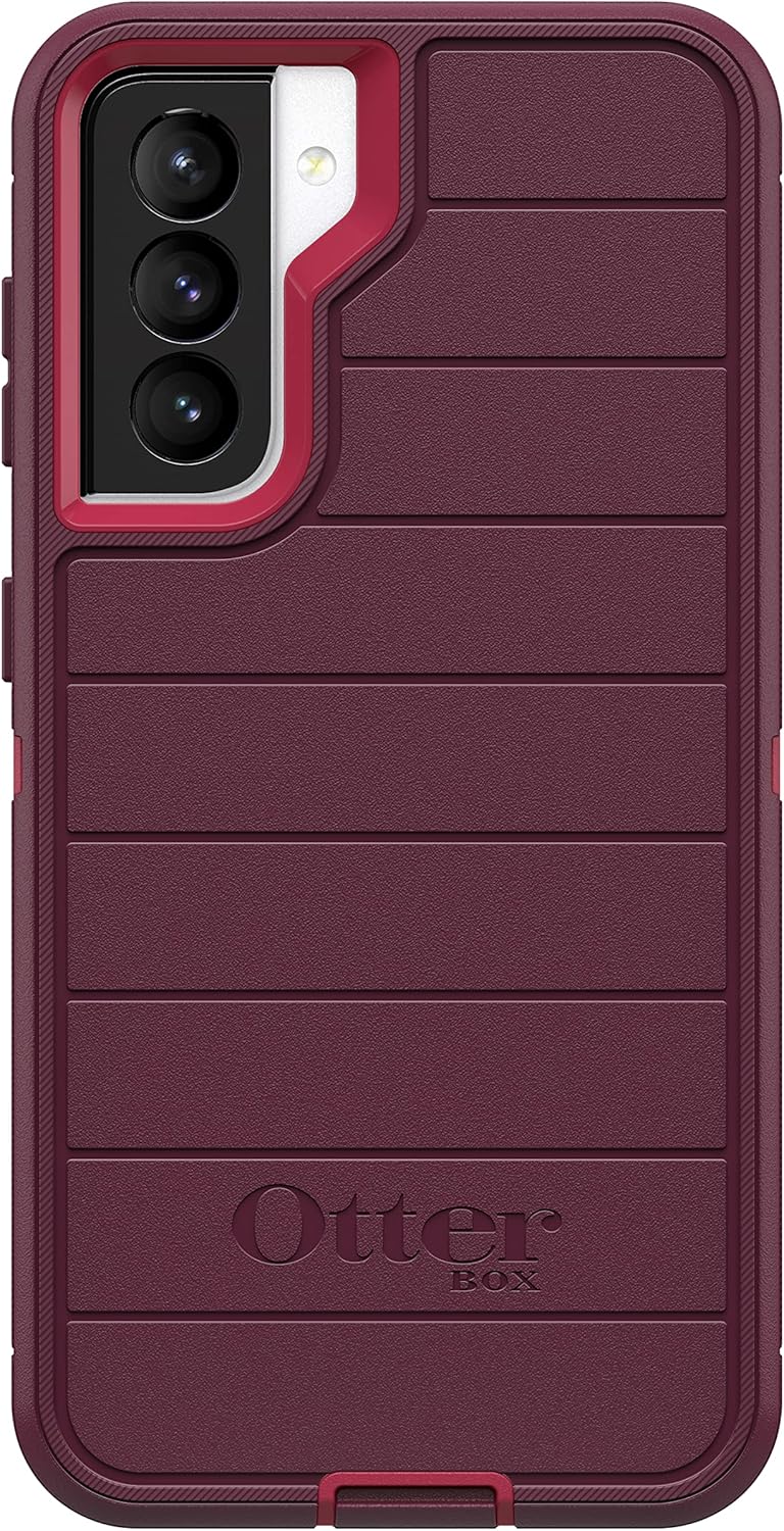 OtterBox Defender Series Rugged Case & Holster for Samsung Galaxy S21 5G (ONLY) Non-Retail Packaging - Black - with Microbial Defense