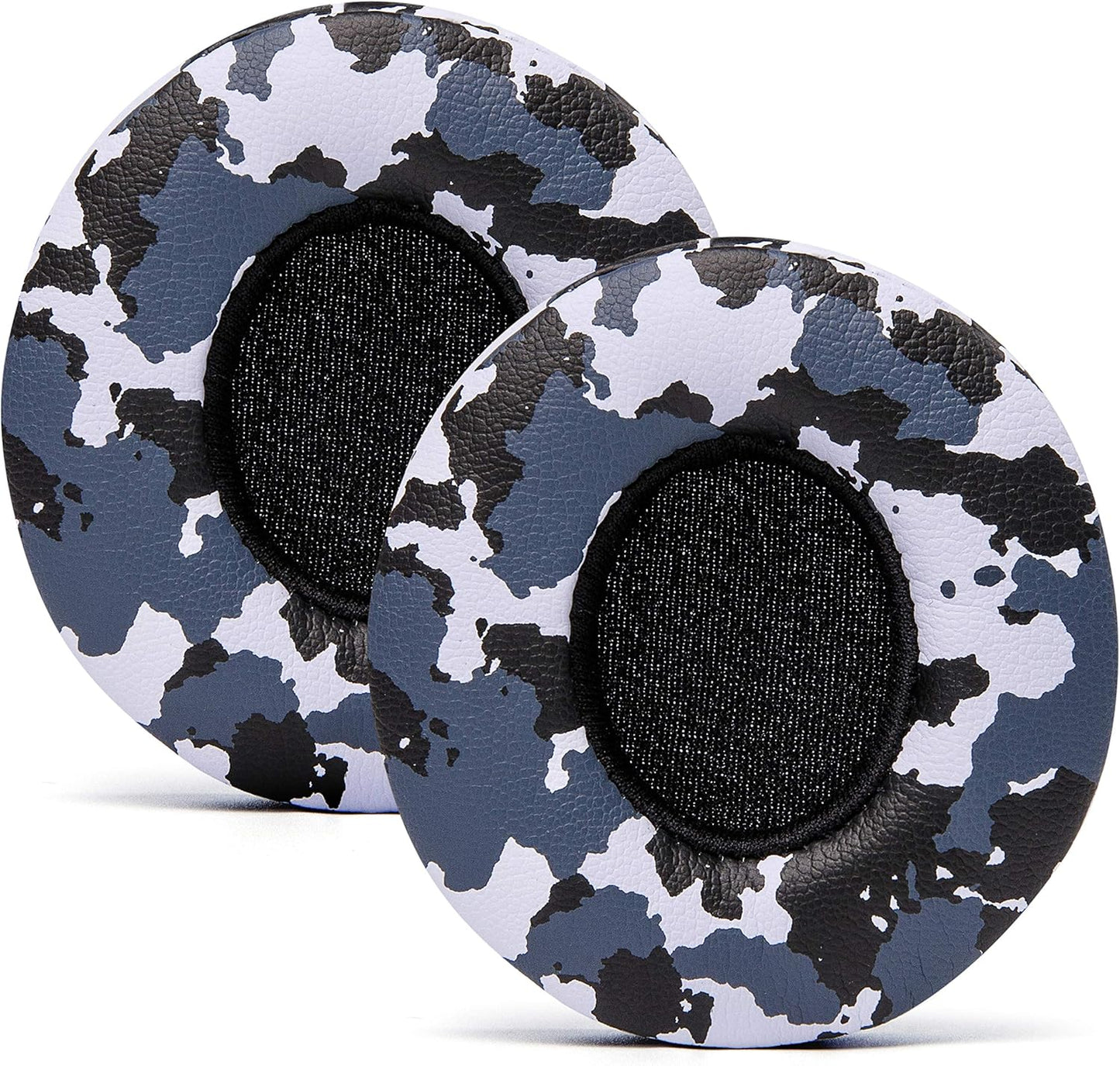 WC Extra Thick Replacement Earpads for Beats Solo 2 & 3 by Wicked Cushions - Ear Pads for Beats Solo 2 & 3 Wireless ON-Ear Headphones - Soft Leather, Luxury Memory Foam, Strong Adhesive | White