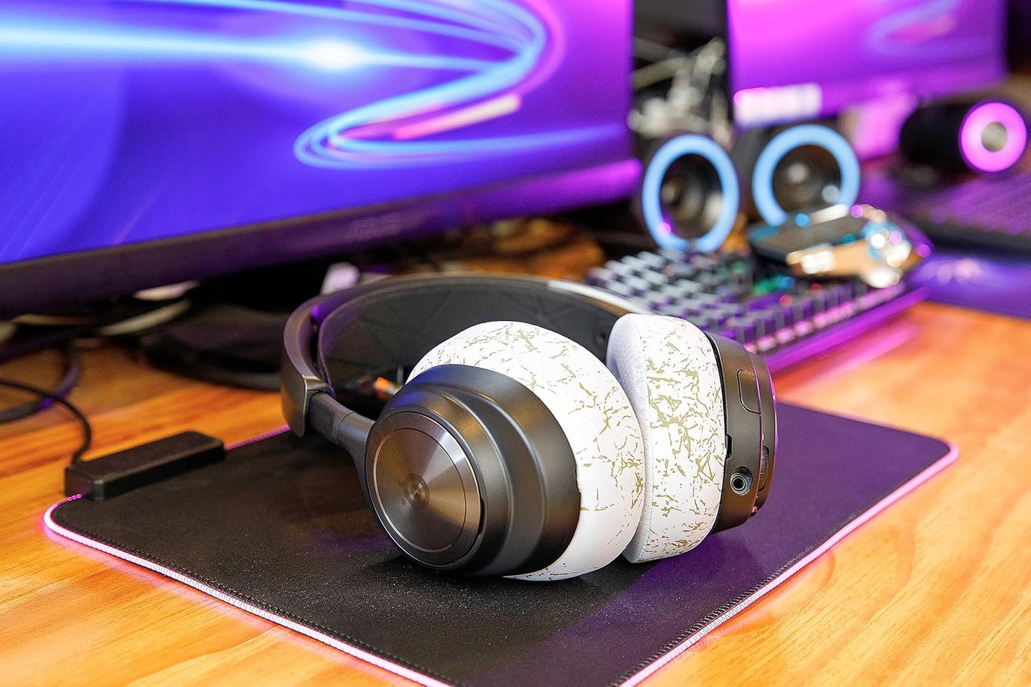 WC Freeze Nova Pro Wireless - Cooling Gel Earpads for Arctis Nova Pro Wireless ONLY (Doesn’t Fit Other Models), Made by Wicked Cushions, Improved Durability, Thickness & Sound Isolation | Black