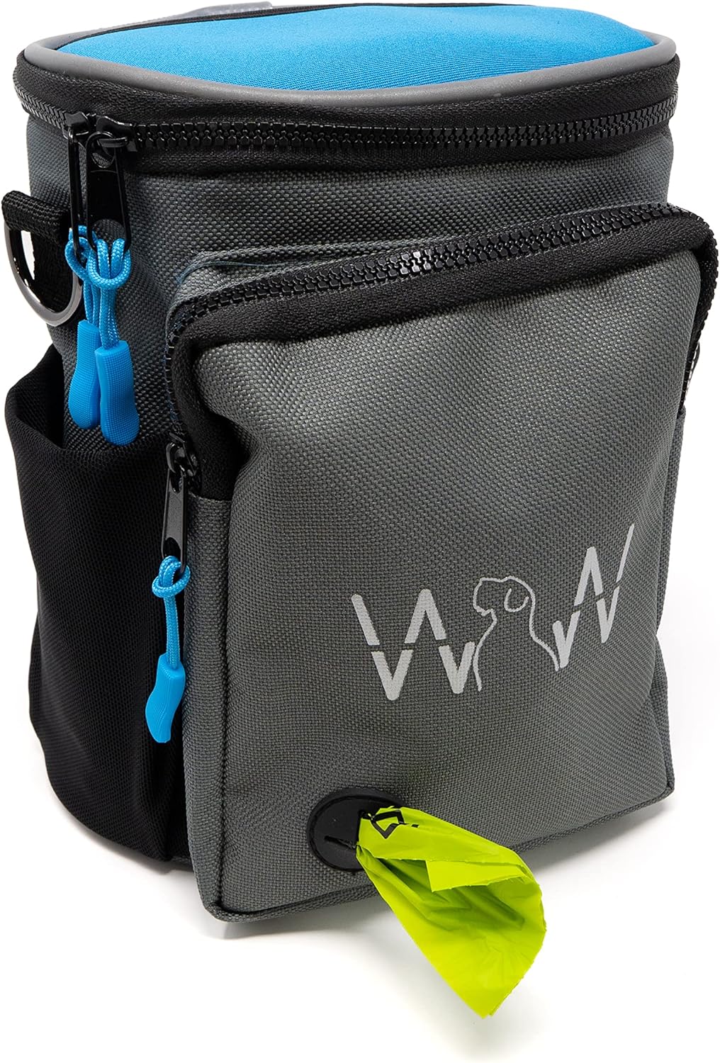 Wolf in Winter Quickdraw XL Dog Treat Pouch Bag for Training with Waste Bag Holder Phone Pocket and Belt Clip – Dog Accessories for Walking Hiking and Puppy Essentials – (Raspberry)