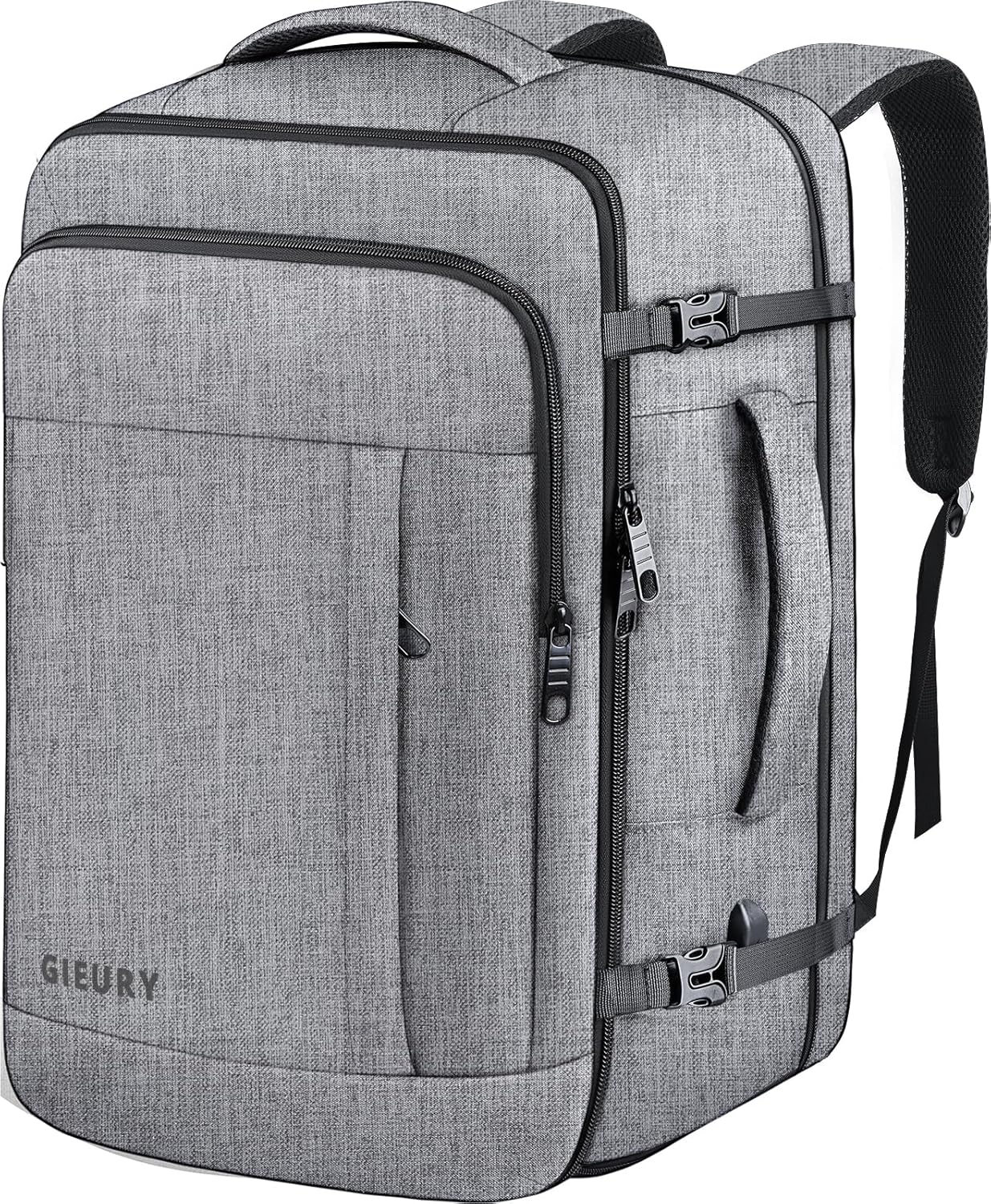 Travel Backpack for Men, 55L Extra Large Carry On Backpack, Expandable Big Capacity Backpack For Airplanes, Travel Gifts for Men Women, Fits 18.4 Inch Laptop, Luggage Daypack Bag, Blue