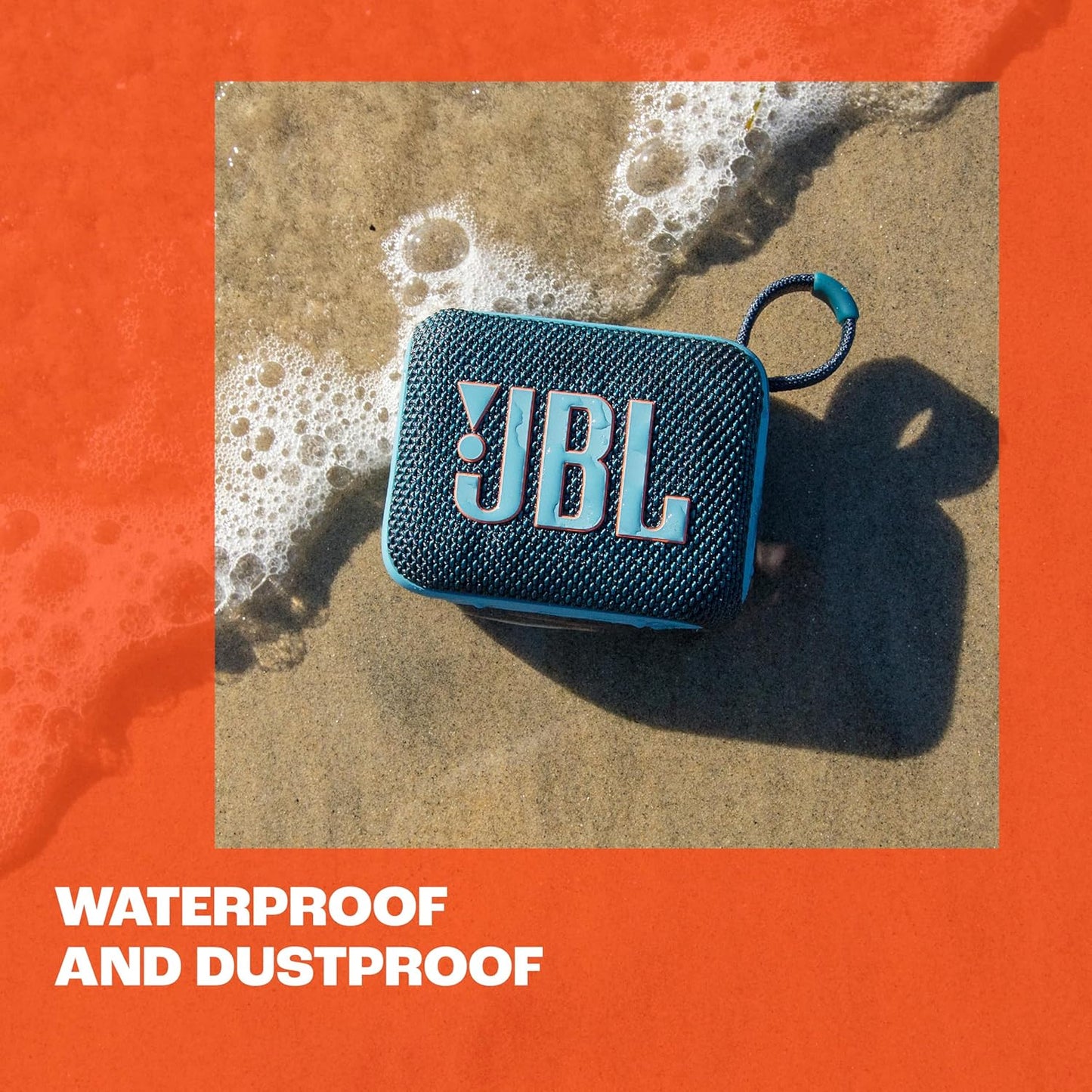 JBL Go 4 - Ultra-Portable, Waterproof and Dustproof Bluetooth Speaker, 7-Hour Built-in Battery, Made in Part with Recycled Materials (Purple)