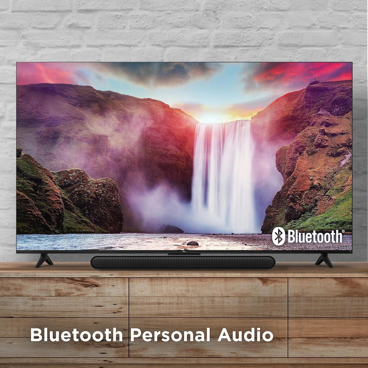 TCL 55-Inch Class S4 4K LED Smart TV with Fire TV (55S450F-CA), Dolby Vision HDR, Dolby Atmos, Alexa Built-in, Apple Airplay Compatibility, Streaming UHD Television, Black - PuriLite