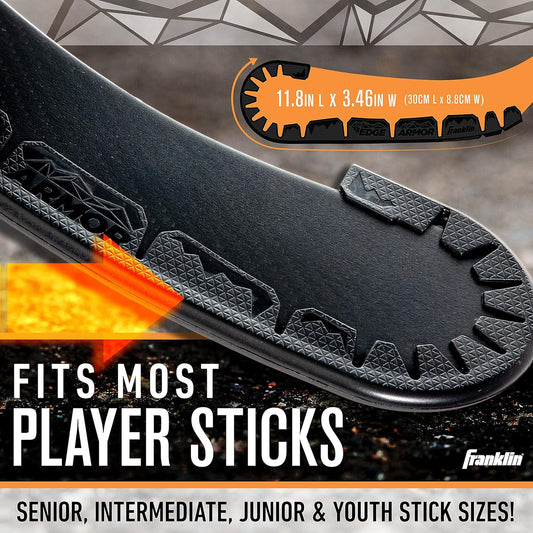 Franklin Sports Blade Protector - Hockey Stick Protection for Off Ice Practice and Training - Fits Most Stick Sizes - Edge Armor,Black - PuriLite