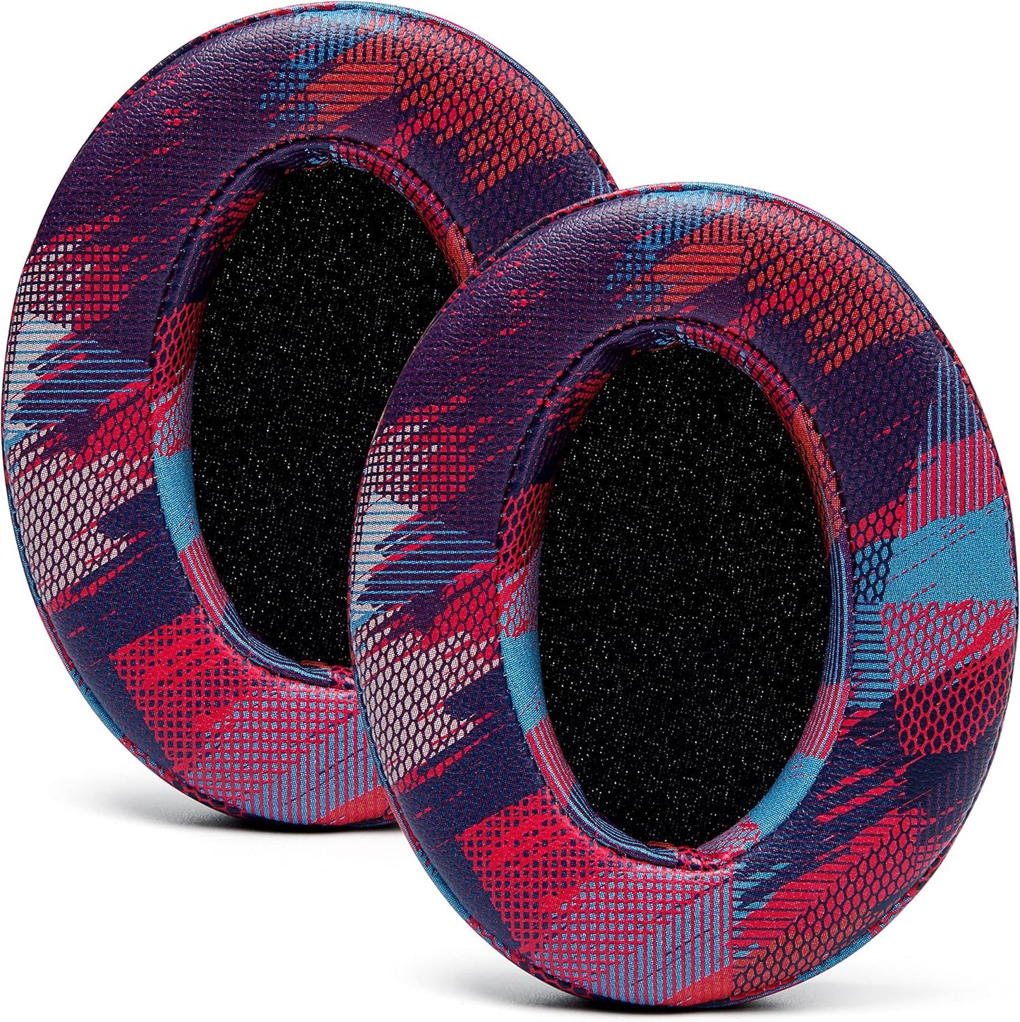 WC PadZ - The Ultimate Upgraded Earpads by Wicked Cushions - Compatible with Audio Technica, HyperX, SteelSeries Arctis & More - Extra Thick - Bigger Opening - Softer Memory Foam | (90s Black)