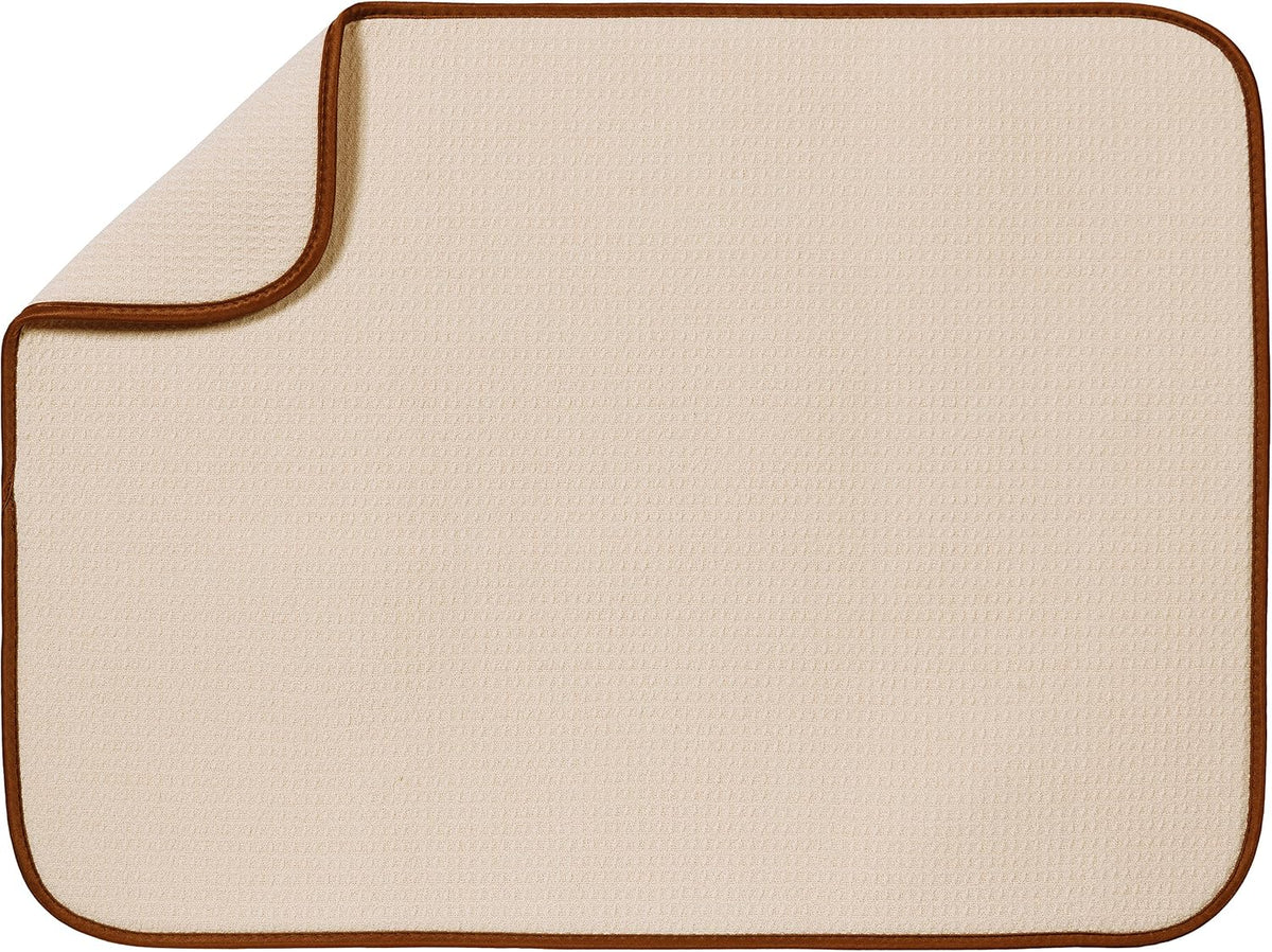 XL Microfiber Dish Drying Mat | Reversible Absorbent Kitchen Counter Drying Pad