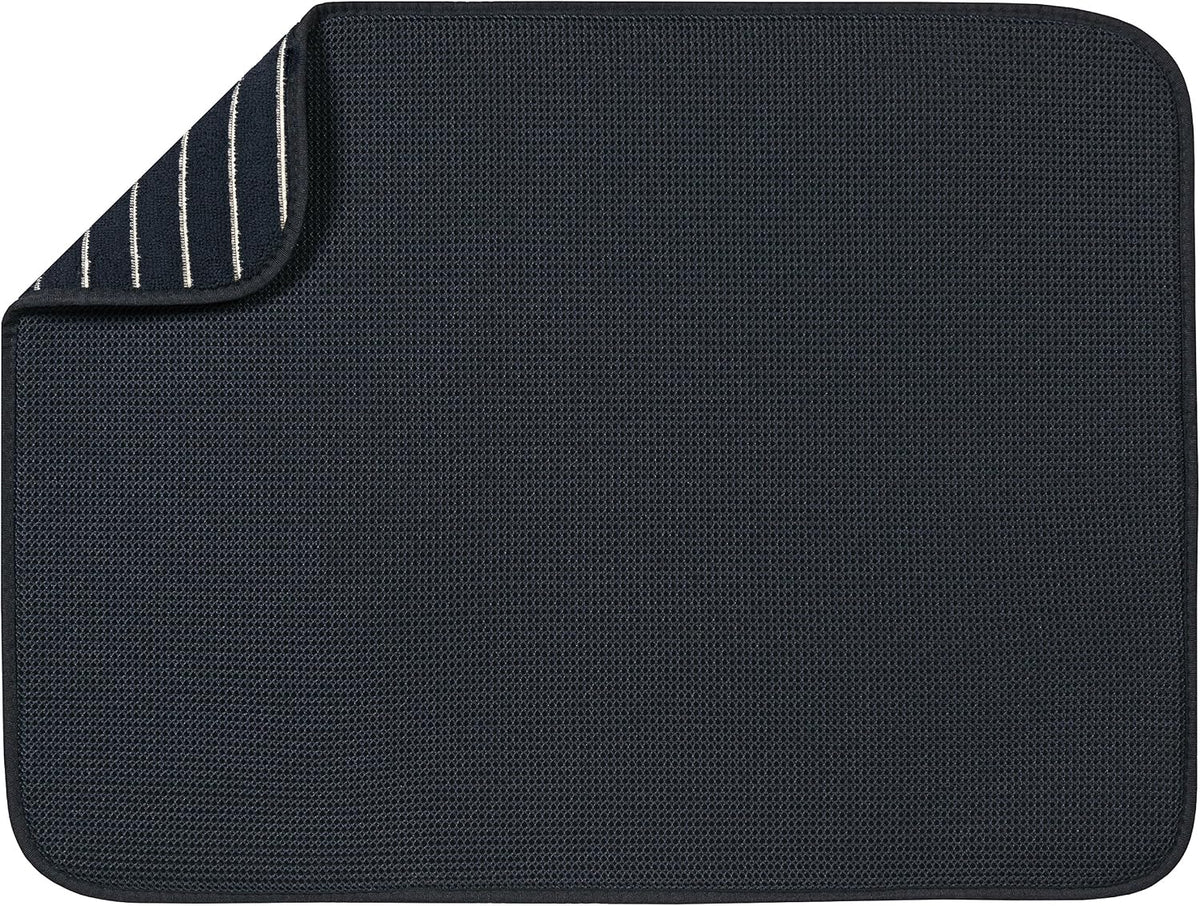 XL Microfiber Dish Drying Mat | Reversible Absorbent Kitchen Counter Drying Pad