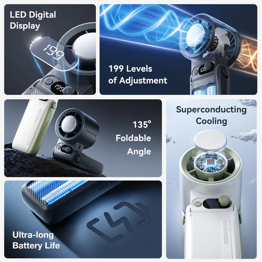 Purilite Select F5PRO 3-in-1 Handheld Fan