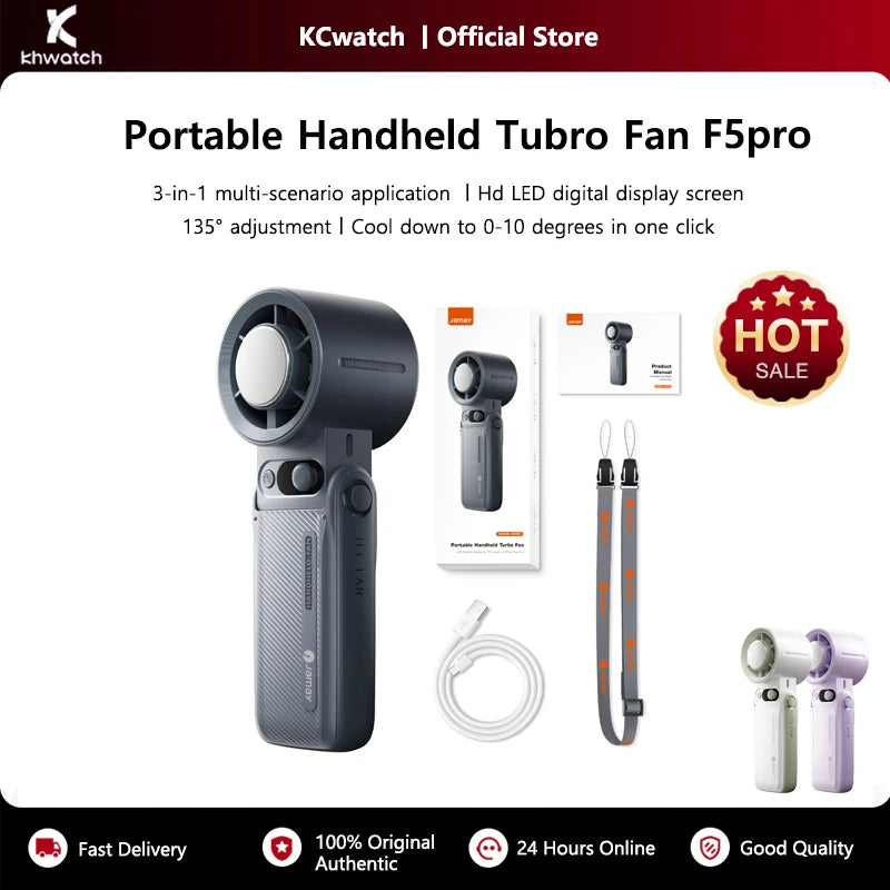 Purilite Select F5PRO 3-in-1 Handheld Fan