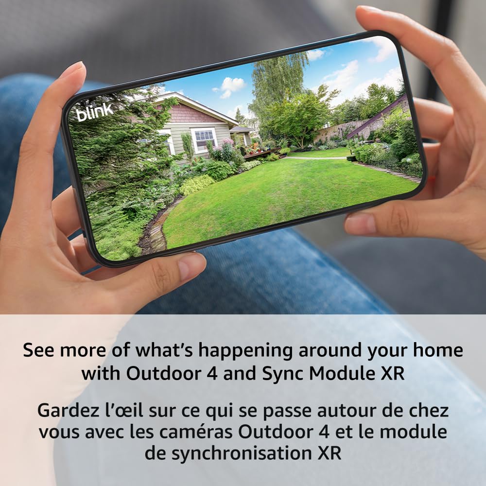 Blink Outdoor 4 XR Wireless Security Camera System | 6-Camera Kit | Two-Year Battery Life | 1000 ft Long-Range Coverage | HD Outdoor Surveillance with Sync Module XR