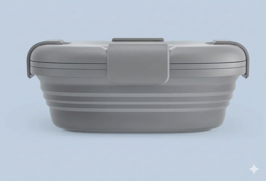 Purilite Select Collapsible Silicone Food Storage Container 24oz – Leakproof Portable Lunch Box for Hot and Cold Meals - PuriLite