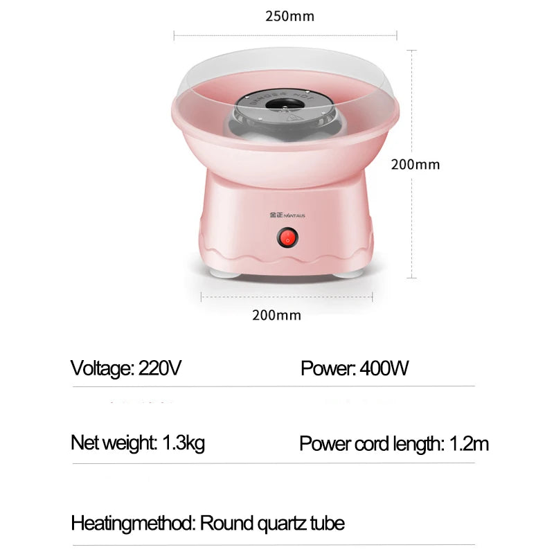 Purilite Select 110V/220V Mini Electric Cotton Candy Maker