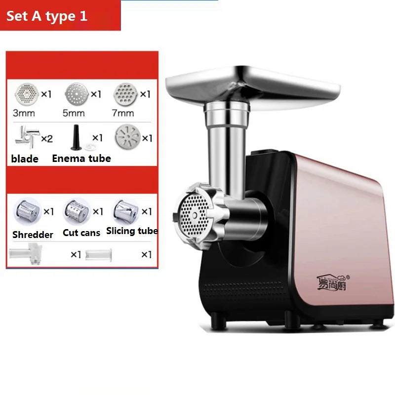 Purilite Select 3-in-1 Heavy Duty Electric Meat Grinder – 350W
