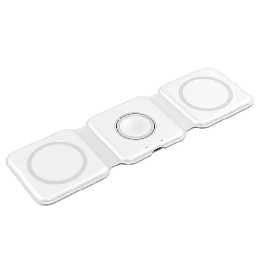 3-in-1 Wireless Charging Station – Fast Charger Dock for Phone, Smartwatch & Earbuds