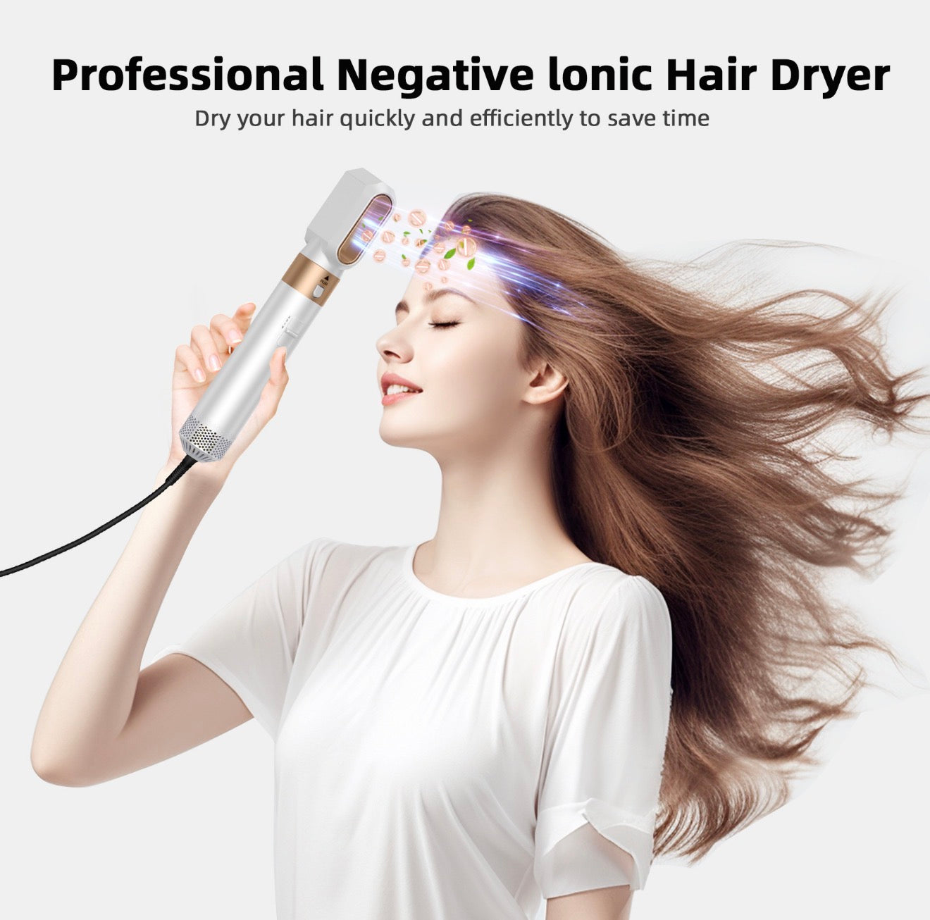 5-in-1 Hair MultiStyler – Interchangeable Attachments for Straightening, Curling, Waving, Volumizing & Smoothing