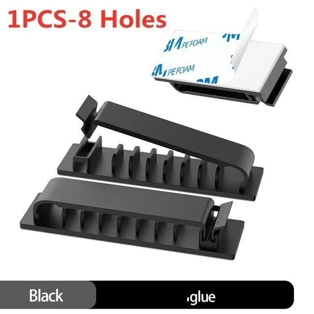 Purilite Select – 10-Hole Adhesive Cable Organizer