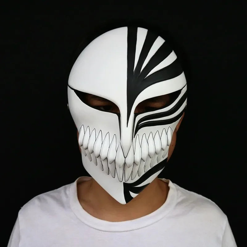 Purilite Select Ichigo Kurosaki Hollow Mask – Full‑Face Resin Anime Cosplay & Collectible