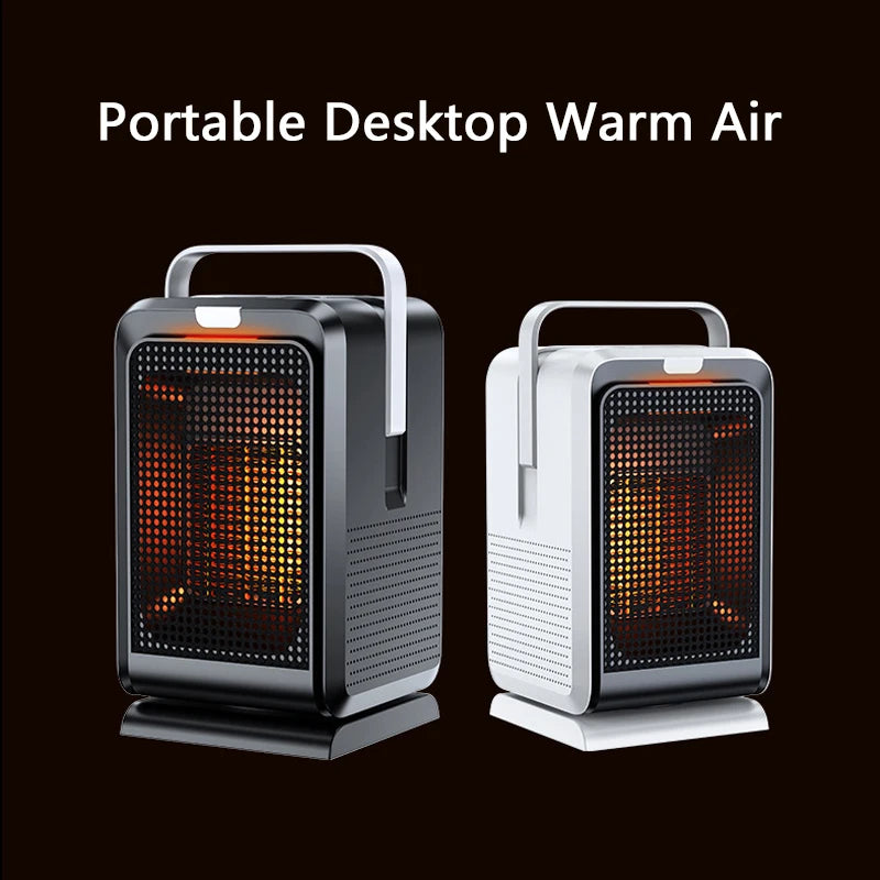 Purilite Select The Original Grate Heater – 1000W Powerful Desktop Ceramic Heater with Remote Control