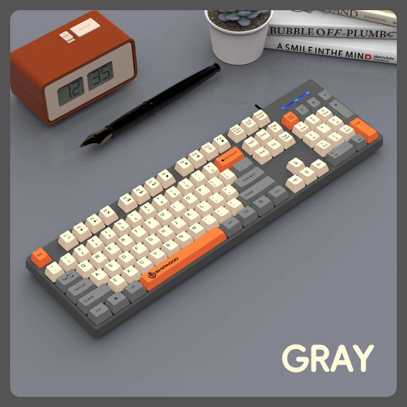 Purilite Select 104-Key Wired Gaming Keyboard – Ergonomic, Splash