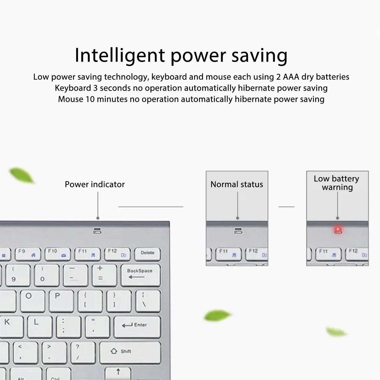 Purilite Select Slim Wireless Keyboard & Mouse Combo
