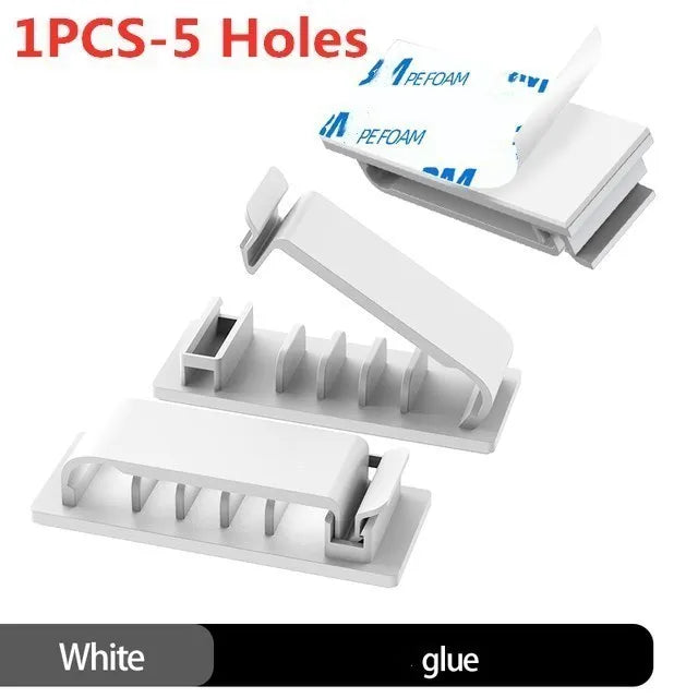 Purilite Select – 10-Hole Adhesive Cable Organizer