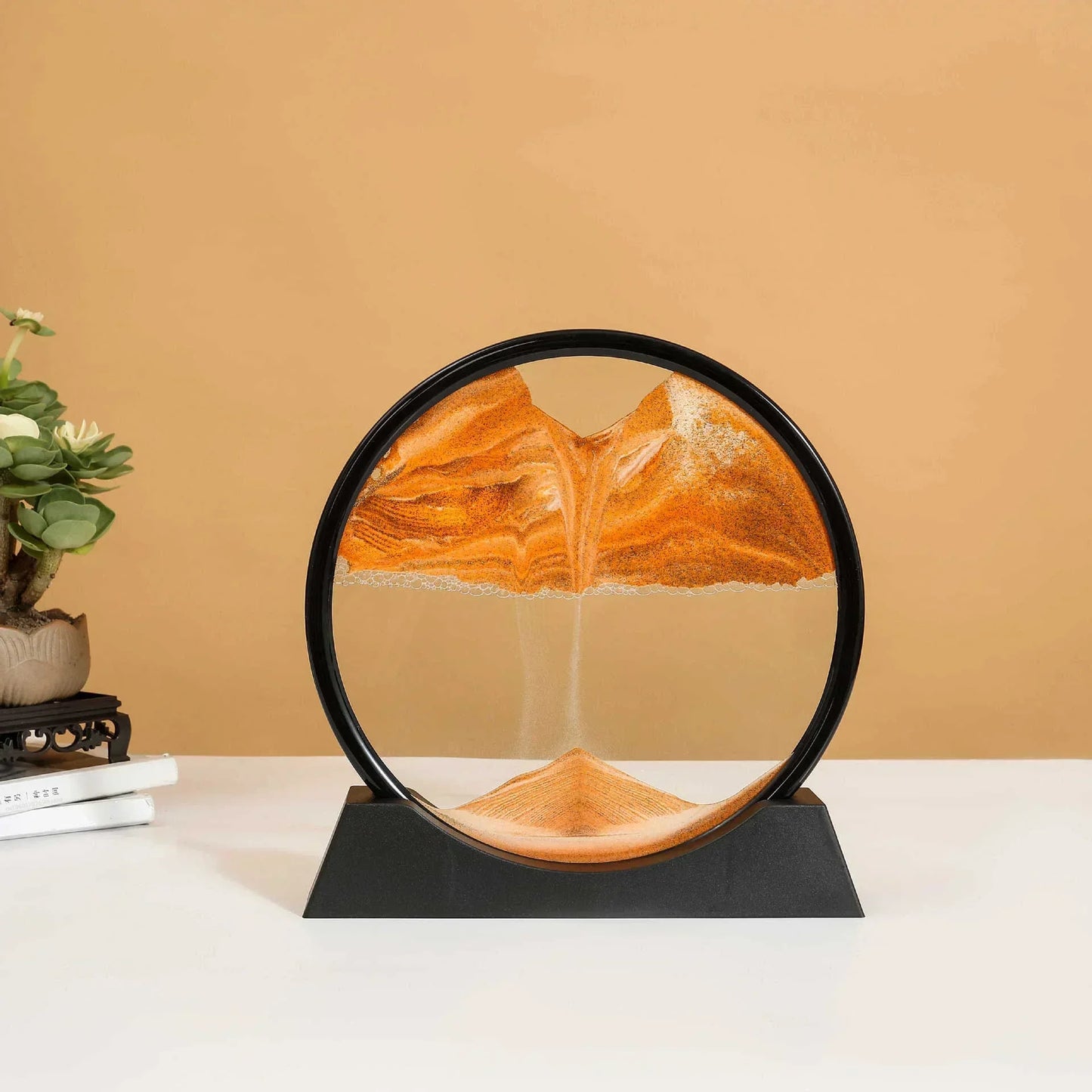 Purilite Select Sandscape Moving Sand Art Picture – 3D Deep Sea Quicksand Hourglass Home Décor