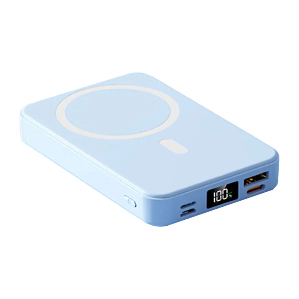 for MagSafe Magnetic Wireless Charger 10000mAh Powerbank with Folding Stand Fast Charging Mobile Power Bank for iPhone Android