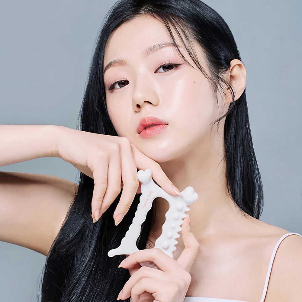 Purilite Select Ceramic Gua Sha Scraper & Face Massager