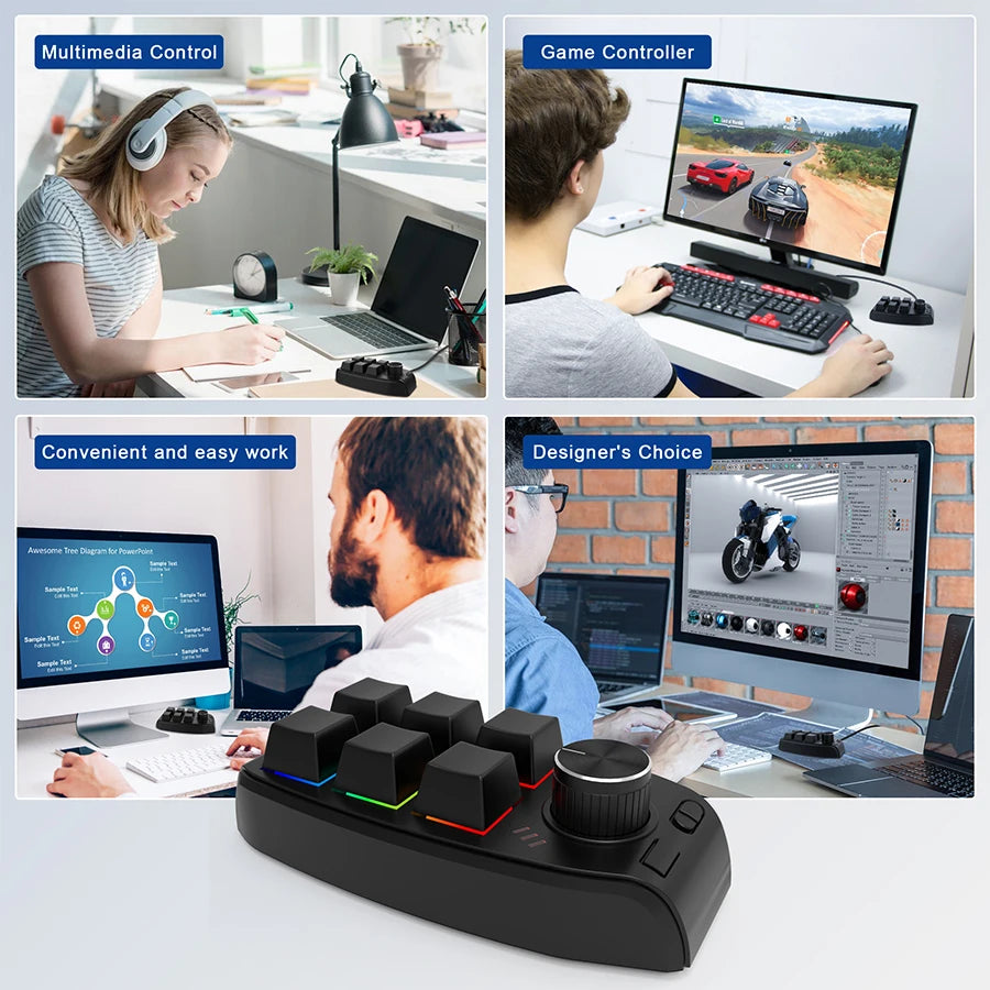 Purilite Select 6-Key RGB Mechanical Macropad