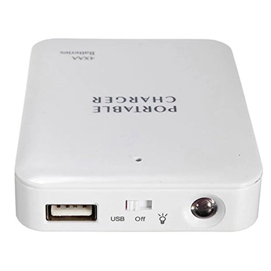 Purilite Select Portable Emergency USB Charger – 4×AA Battery Power Bank & Torch Function