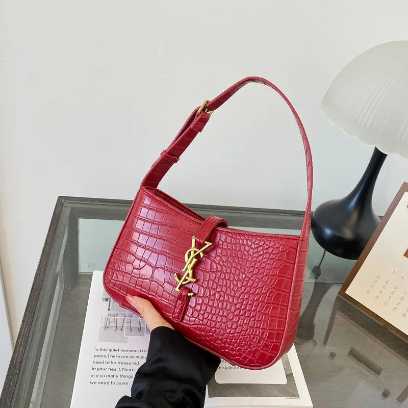 Purilite Select Fashion Stone Pattern PU Handbag