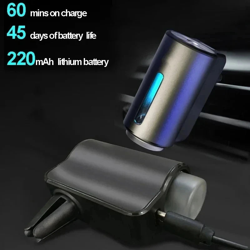 Purilite Select Electric Car Aroma Diffuser – Auto Vent Clip Essential Oil Humidifier & Fragrance Mist Diffuser