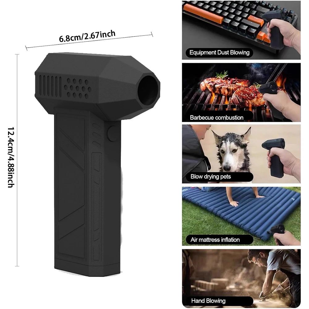 Purilite Select | Turbo Jet Fan Handheld Air Blower | 130,000 RPM Electric Snow Blower | Rechargeable Car Ice & Snow Cleaner