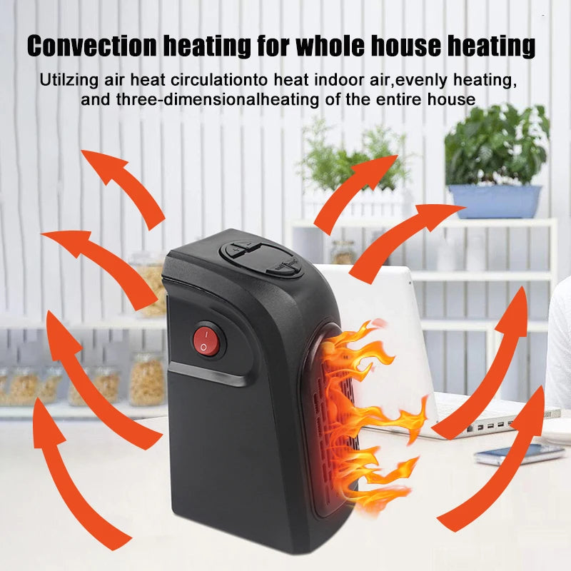 Purilite Select – Plug-In Wall Electric Heater | Compact Portable Room Warmer