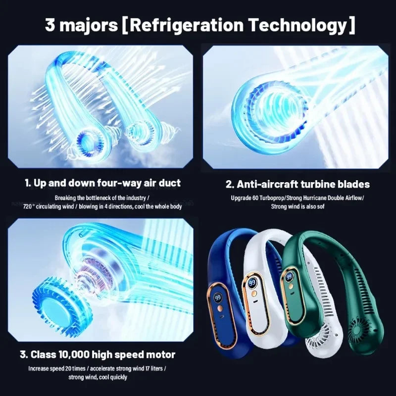 Purilite Select 5-Speed Rechargeable Fan