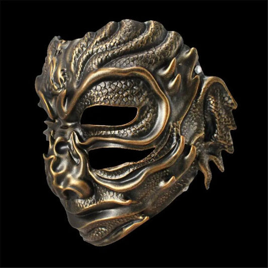 Purilite Select Four Eyed Demon Mask Resin Cosplay & Performance Prop