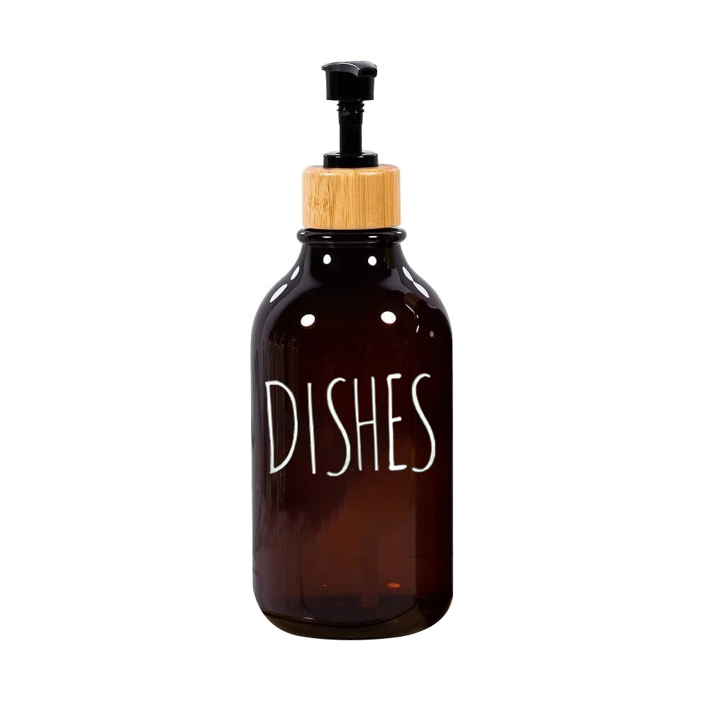 Purilite Select – 500ml Amber Plastic Soap Dispenser with Pump
