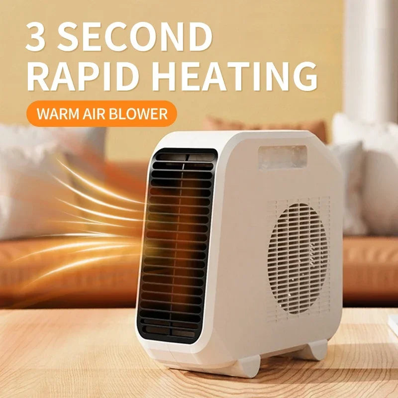 Purilite Select Mini Electric Fan Heater – 1800W Portable Heater for Home & Office Use