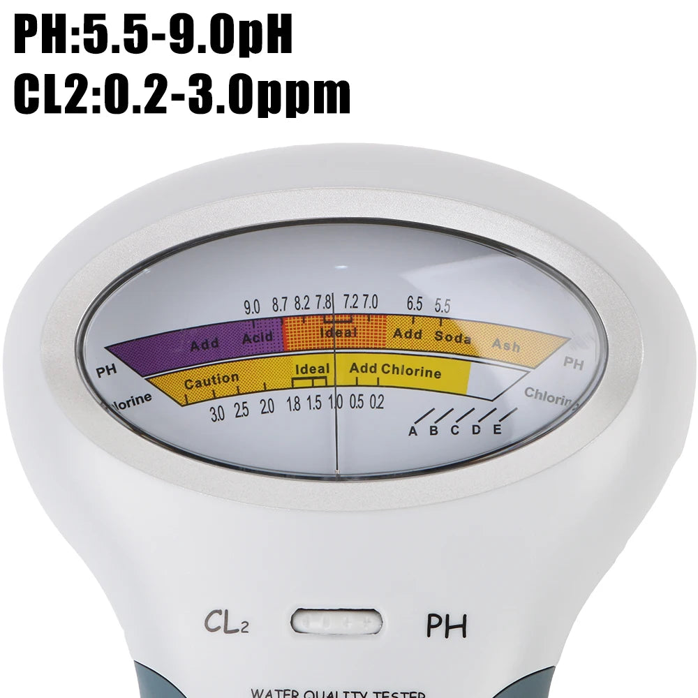 Purilite Select 2-in-1 Pool & Spa Water Quality Tester pH & Chlorine Meter (PC-102)