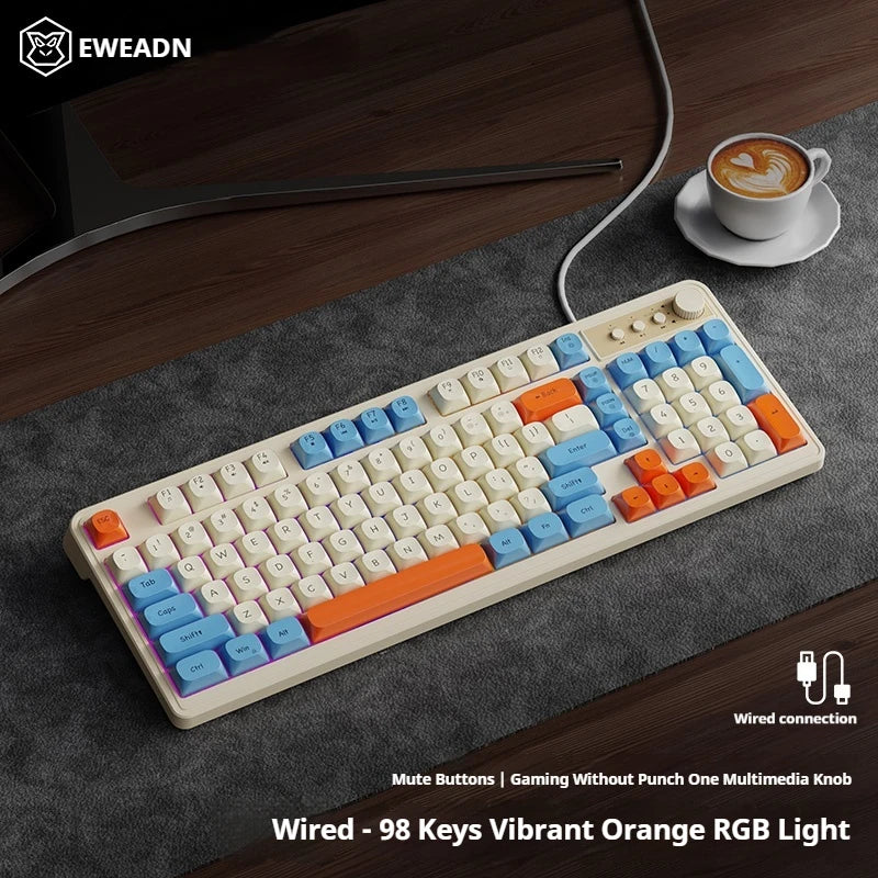 Purilite Select G98 98-Key Wired Membrane Keyboard